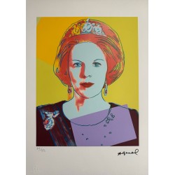 Andy Warhol Lithograph Offset 199 Ex. Numbered 29.7 x 42 cm Signature Certificate