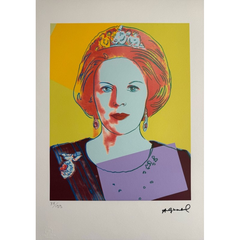 Andy Warhol Lithograph Offset 199 Ex. Numbered 29.7 x 42 cm Signature Certificate