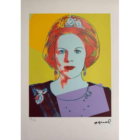 Andy Warhol Lithograph Offset 199 Ex. Numbered 29.7 x 42 cm Signature Certificate