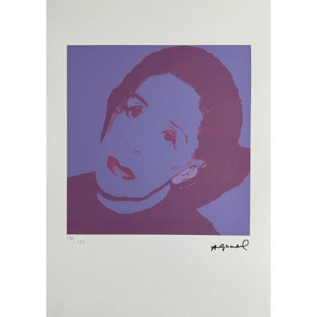 Andy Warhol Lithograph Offset 199 Ex. Numbered 29.7 x 42 cm Signature Certificate