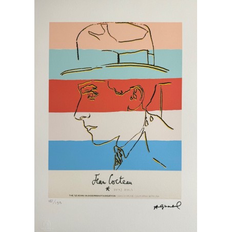 Andy Warhol Lithograph Offset 199 Ex. Numbered 29.7 x 42 cm Signature Certificate