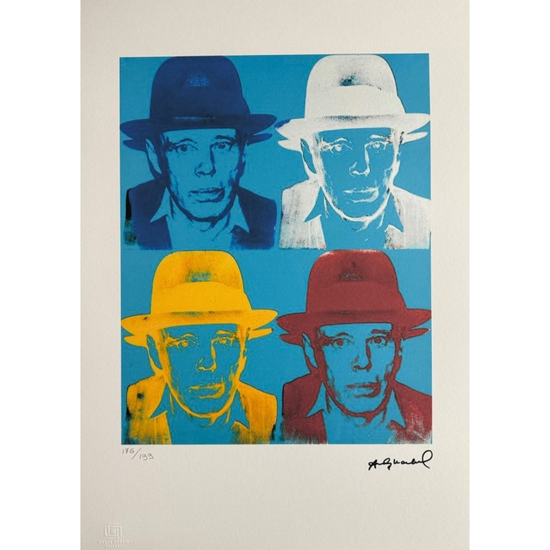 Andy Warhol Lithograph Offset 199 Ex. Numbered 29.7 x 42 cm Signature Certificate