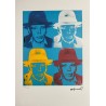 Andy Warhol Lithograph Offset 199 Ex. Numbered 29.7 x 42 cm Signature Certificate