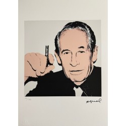 Andy Warhol Lithograph Offset 199 Ex. Numbered 29.7 x 42 cm Signature Certificate