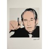 Andy Warhol Lithograph Offset 199 Ex. Numbered 29.7 x 42 cm Signature Certificate