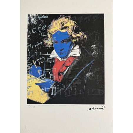 Andy Warhol Lithograph Offset 199 Ex. Numbered 29.7 x 42 cm Signature Certificate