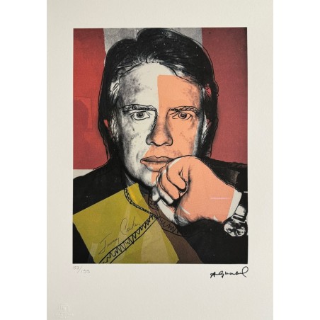 Andy Warhol Lithograph Offset 199 Ex. Numbered 29.7 x 42 cm Signature Certificate