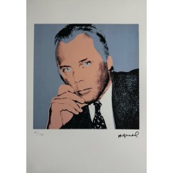 Andy Warhol Lithograph Offset 199 Ex. Numbered 29.7 x 42 cm Signature Certificate