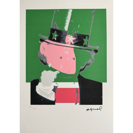 Andy Warhol Lithograph Offset 199 Ex. Numbered 29.7 x 42 cm Signature Certificate