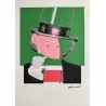 Andy Warhol Lithograph Offset 199 Ex. Numbered 29.7 x 42 cm Signature Certificate