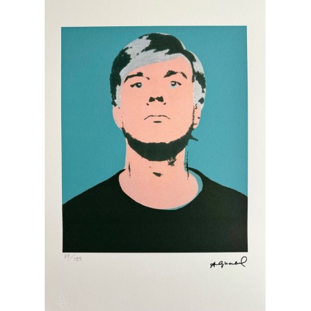 Andy Warhol Lithograph Offset 199 Ex. Numbered 29.7 x 42 cm Signature Certificate