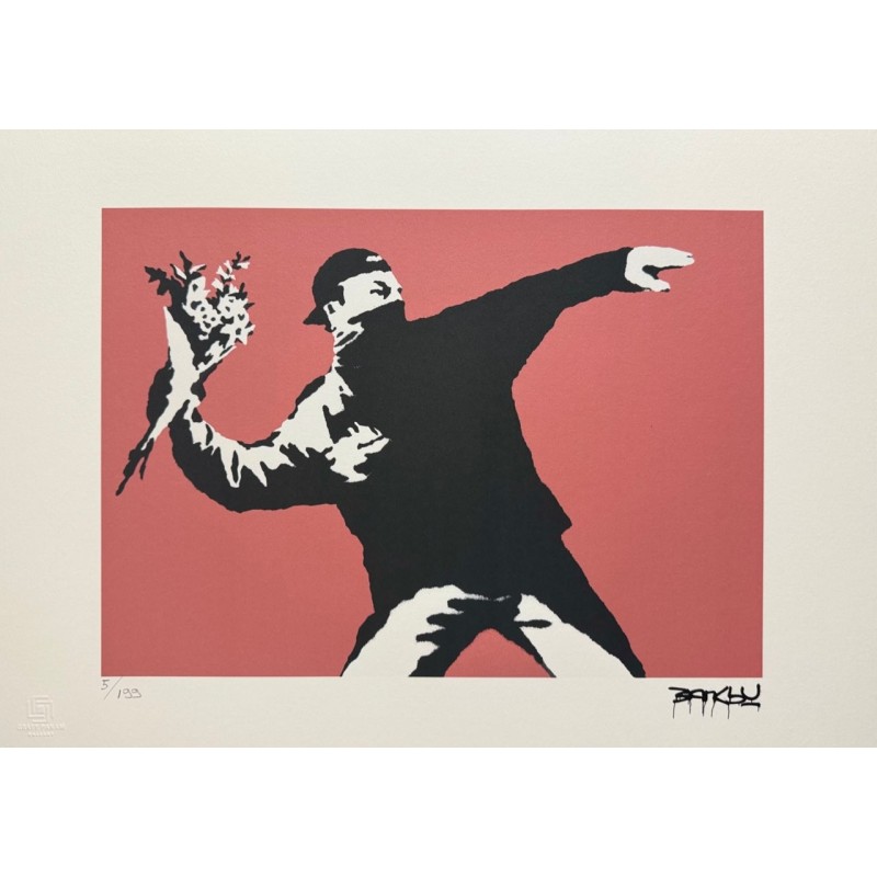 Banksy Lithograph Offset 199 Ex. Numbered 29.7 x 42 cm Signature Certificate