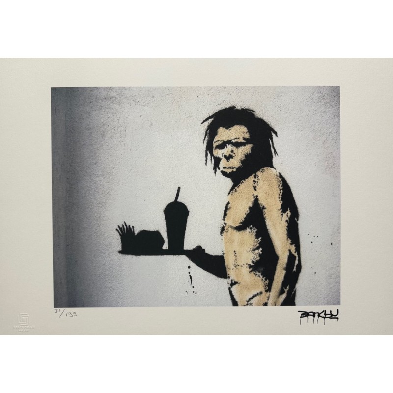 Banksy Lithograph Offset 199 Ex. Numbered 29.7 x 42 cm Signature Certificate