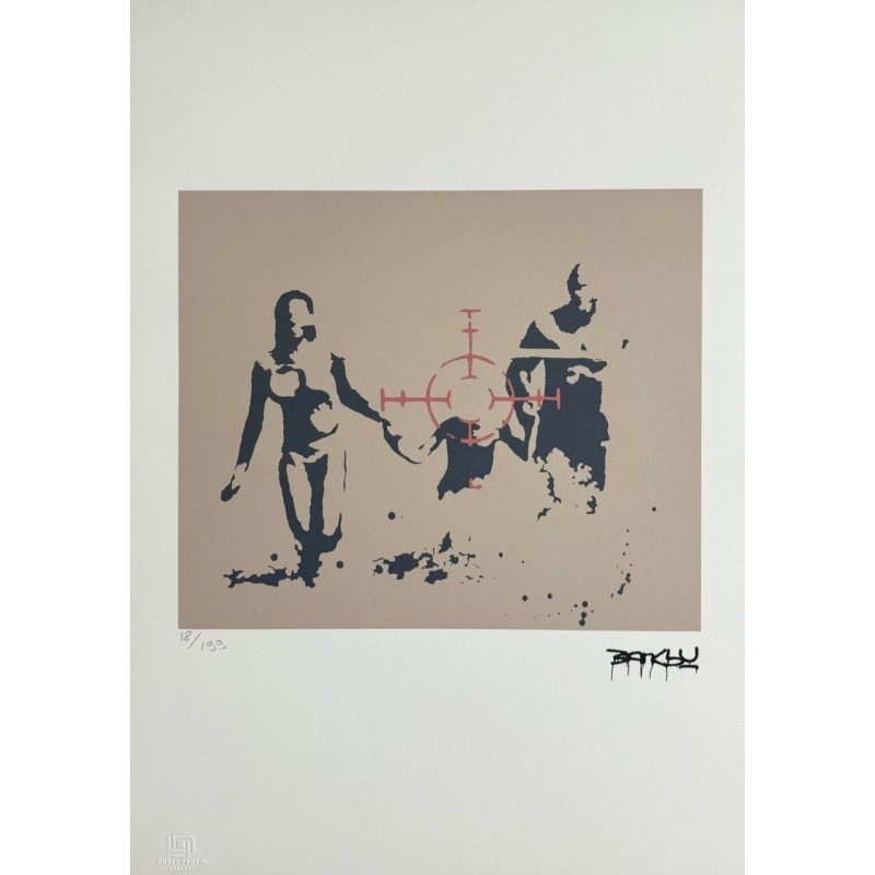 Banksy Lithograph Offset 199 Ex. Numbered 29.7 x 42 cm Signature Certificate