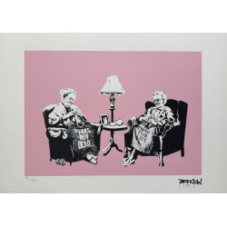 Banksy Lithograph Offset 199 Ex. Numbered 29.7 x 42 cm Signature Certificate