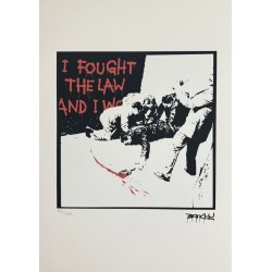 Banksy Lithograph Offset 199 Ex. Numbered 29.7 x 42 cm Signature Certificate