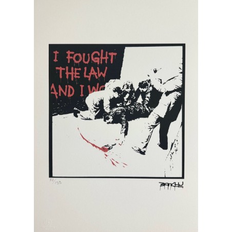 Banksy Lithograph Offset 199 Ex. Numbered 29.7 x 42 cm Signature Certificate