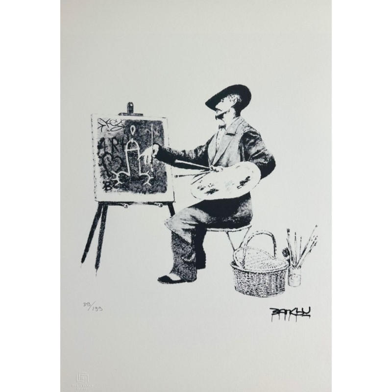 Banksy Lithograph Offset 199 Ex. Numbered 29.7 x 42 cm Signature Certificate