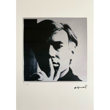 Andy Warhol Lithograph Offset 199 Ex. Numbered 29.7 x 42 cm Signature Certificate