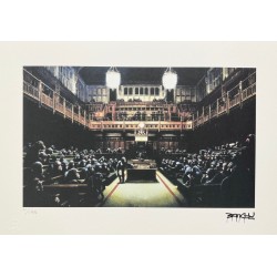 Banksy Lithograph Offset 199 Ex. Numbered 29.7 x 42 cm Signature Certificate