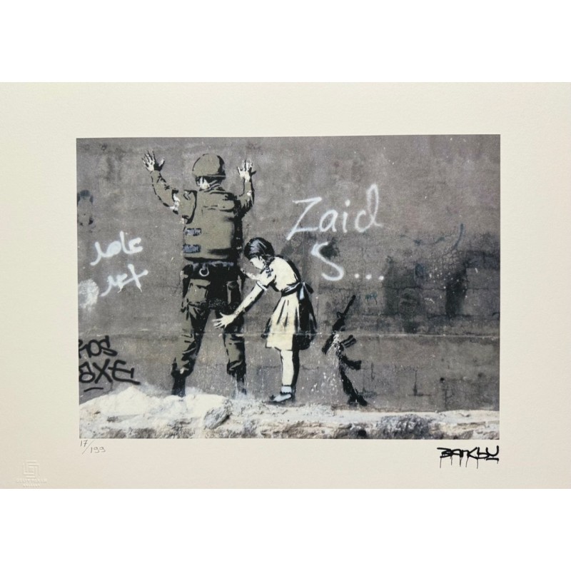 Banksy Lithograph Offset 199 Ex. Numbered 29.7 x 42 cm Signature Certificate