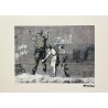 Banksy Lithograph Offset 199 Ex. Numbered 29.7 x 42 cm Signature Certificate