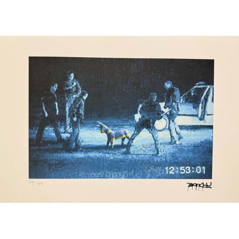 Banksy Lithograph Offset 199 Ex. Numbered 29.7 x 42 cm Signature Certificate