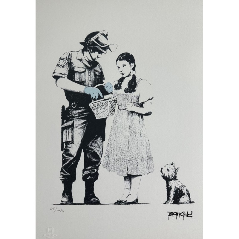 Banksy Lithograph Offset 199 Ex. Numbered 29.7 x 42 cm Signature Certificate