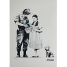 Banksy Lithograph Offset 199 Ex. Numbered 29.7 x 42 cm Signature Certificate