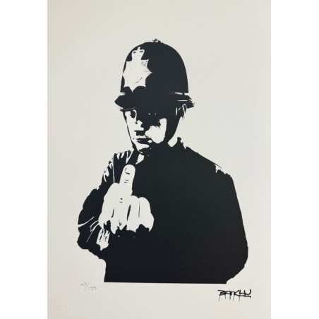 Banksy Lithograph Offset 199 Ex. Numbered 29.7 x 42 cm Signature Certificate