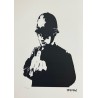 Banksy Lithograph Offset 199 Ex. Numbered 29.7 x 42 cm Signature Certificate