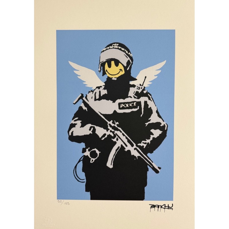 Banksy Lithograph Offset 199 Ex. Numbered 29.7 x 42 cm Signature Certificate