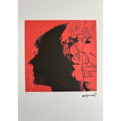 Andy Warhol Lithograph Offset 199 Ex. Numbered 29.7 x 42 cm Signature Certificate