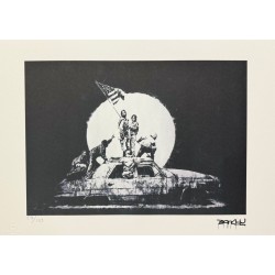 Banksy Lithograph Offset 199 Ex. Numbered 29.7 x 42 cm Signature Certificate