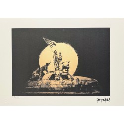 Banksy Lithograph Offset 199 Ex. Numbered 29.7 x 42 cm Signature Certificate