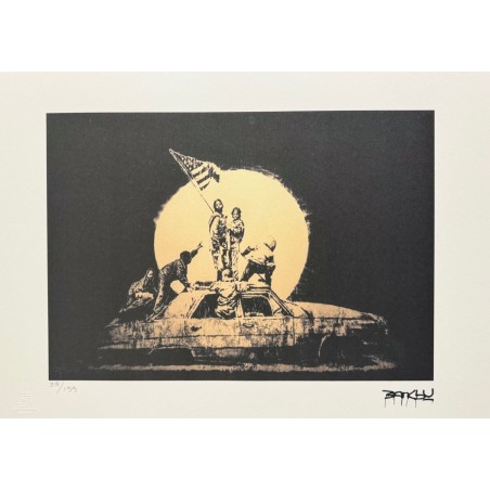 Banksy Lithograph Offset 199 Ex. Numbered 29.7 x 42 cm Signature Certificate