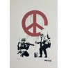 Banksy Lithograph Offset 199 Ex. Numbered 29.7 x 42 cm Signature Certificate