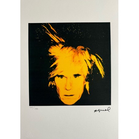 Andy Warhol Lithograph Offset 199 Ex. Numbered 29.7 x 42 cm Signature Certificate