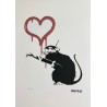 Banksy Lithograph Offset 199 Ex. Numbered 29.7 x 42 cm Signature Certificate