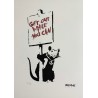 Banksy Lithograph Offset 199 Ex. Numbered 29.7 x 42 cm Signature Certificate