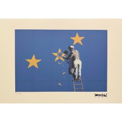 Banksy Lithograph Offset 199 Ex. Numbered 29.7 x 42 cm Signature Certificate