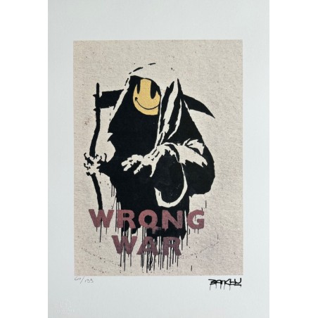 Banksy Lithograph Offset 199 Ex. Numbered 29.7 x 42 cm Signature Certificate