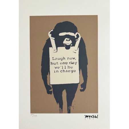 Banksy Lithograph Offset 199 Ex. Numbered 29.7 x 42 cm Signature Certificate