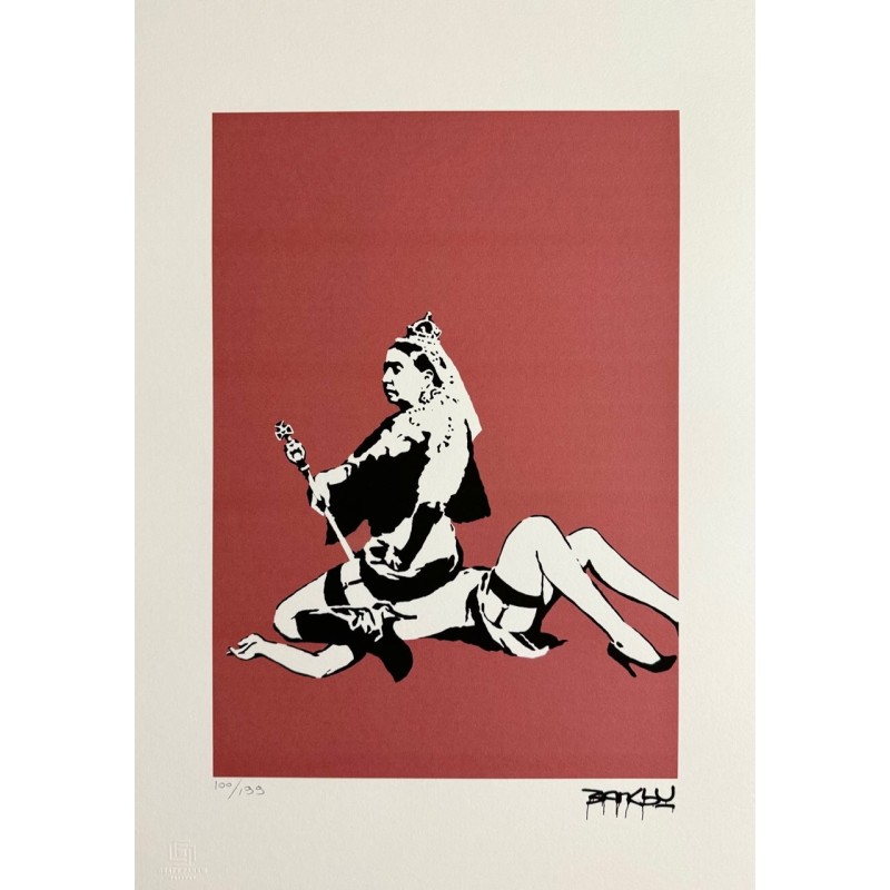 Banksy Lithograph Offset 199 Ex. Numbered 29.7 x 42 cm Signature Certificate