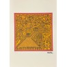 Keith Haring Lithograph Offset 199 Ex. Numbered 29.7 x 42 cm Signature Certificate