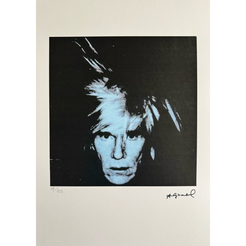 Andy Warhol Lithograph Offset 199 Ex. Numbered 29.7 x 42 cm Signature Certificate