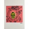 Keith Haring Lithograph Offset 199 Ex. Numbered 29.7 x 42 cm Signature Certificate