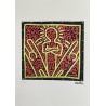 Keith Haring Lithograph Offset 199 Ex. Numbered 29.7 x 42 cm Signature Certificate