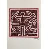 Keith Haring Lithograph Offset 199 Ex. Numbered 29.7 x 42 cm Signature Certificate