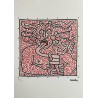 Keith Haring Lithograph Offset 199 Ex. Numbered 29.7 x 42 cm Signature Certificate